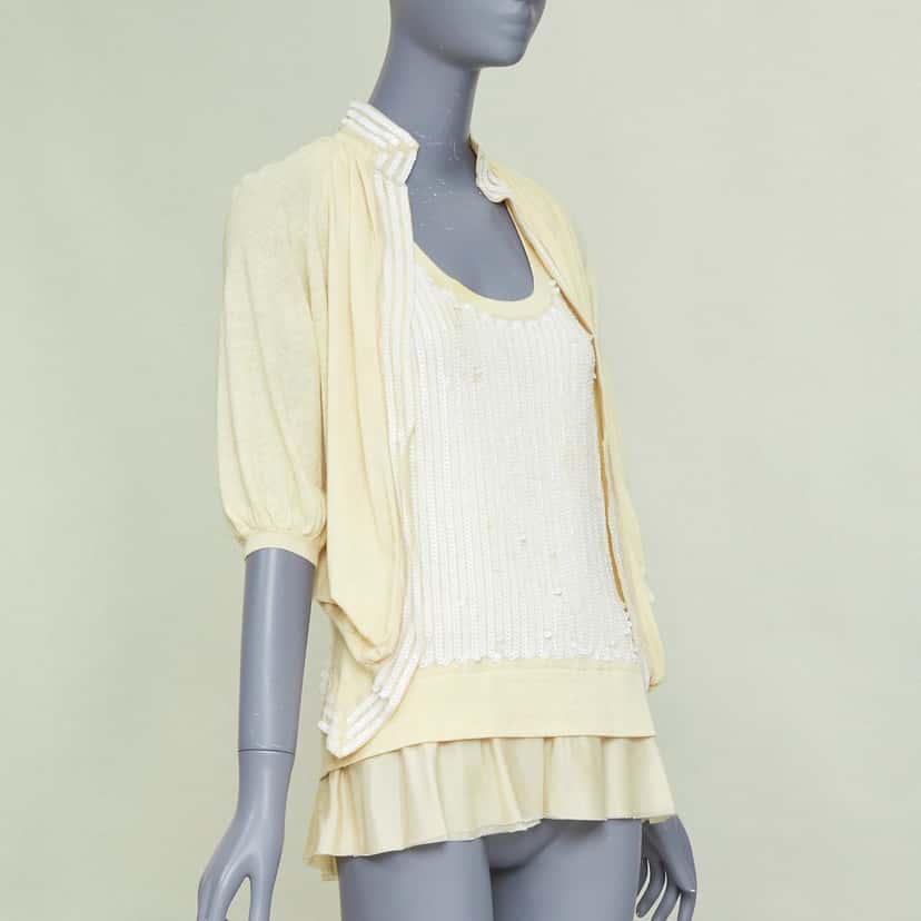 Sacai Product Ecru Cotton Fair condition - Inside View