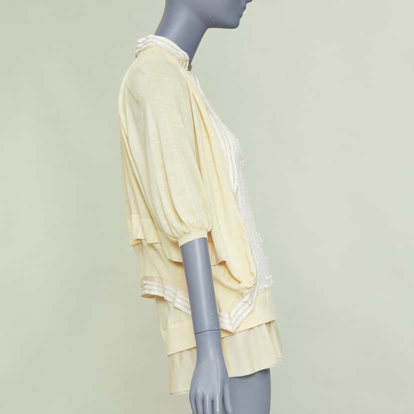 Sacai Product Ecru Cotton Fair condition - Model View