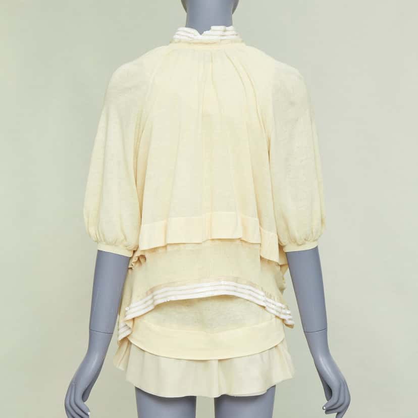 Sacai Product Ecru Cotton Fair condition - Box View