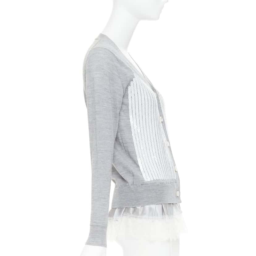 Sacai Product Grey Wool Very good condition - Box View