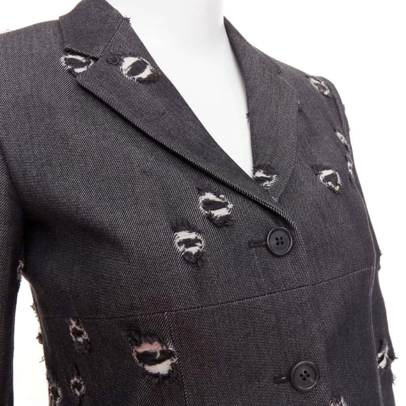 Miu Miu Product Grey Denim Very good condition - Back View