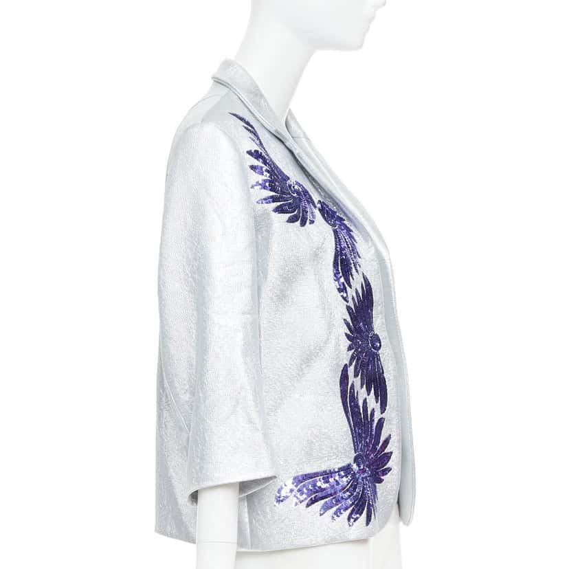 Dries Van Noten Product Silver Viscose Very good condition - Model View