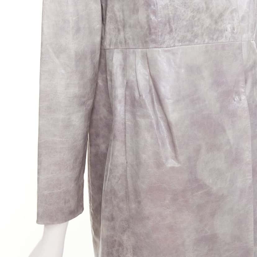 Miu Miu Product Grey Leather Very good condition - Back View
