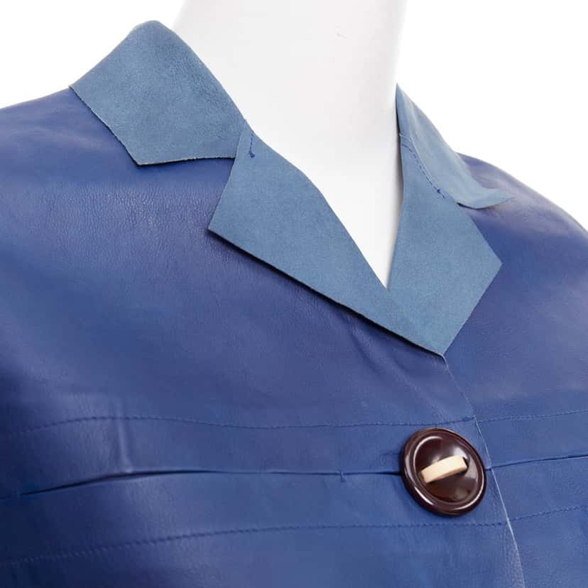 Marni Product Blue Leather Very good condition - Back View