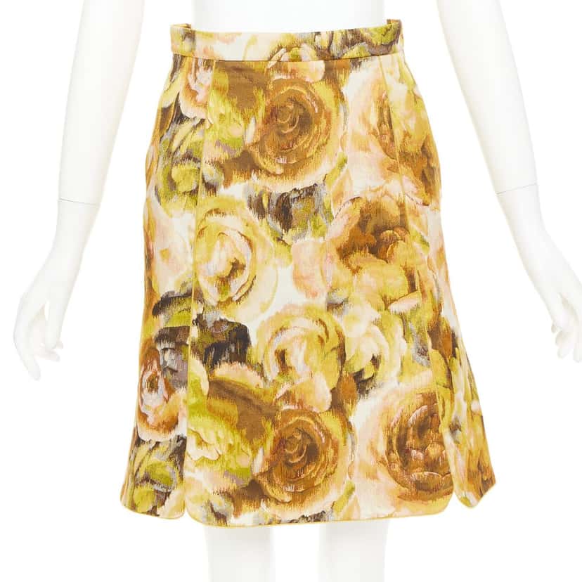 Giambattista Valli Product Yellow Polyester Very good condition - Front View
