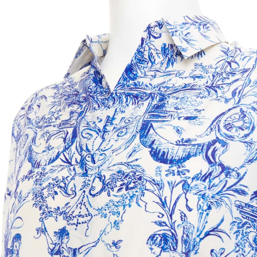 Dior Product Blue Silk Very good condition - Back View