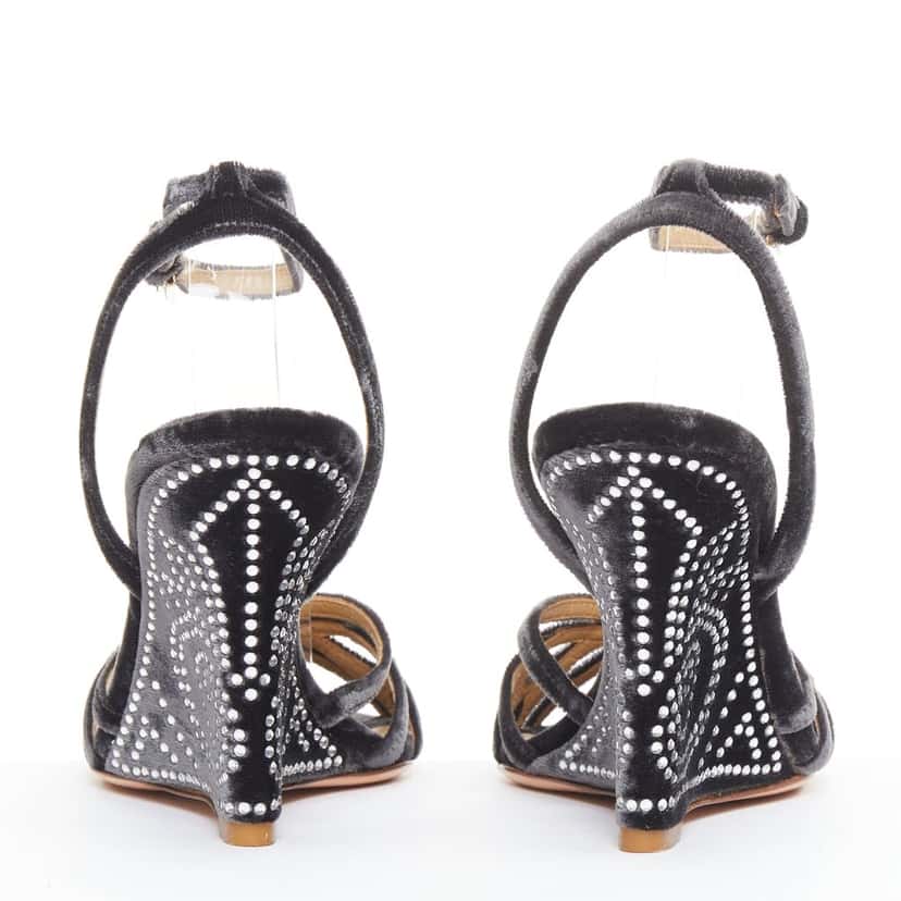 Valentino Product Grey Velvet Very good condition - Box View