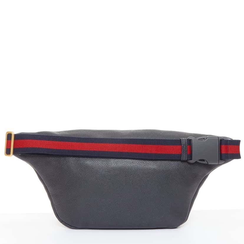 Gucci What Are We Going to Do with All This Future? Belt Bag Black Leather Very good condition - Model View