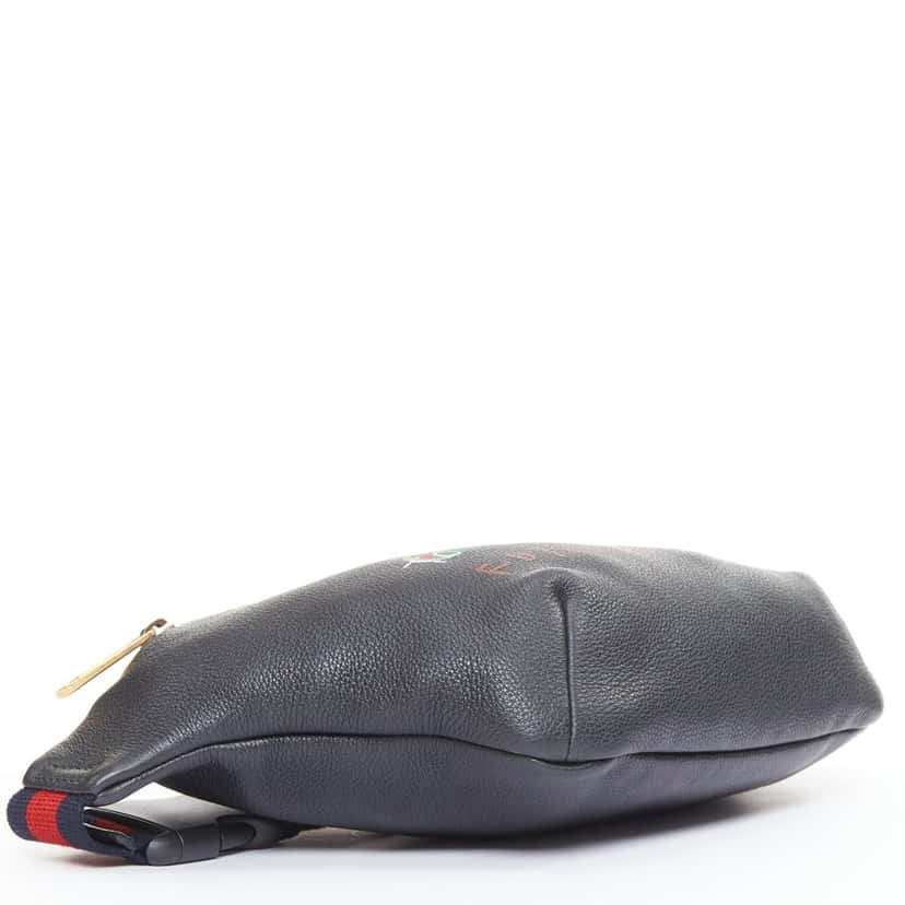 Gucci What Are We Going to Do with All This Future? Belt Bag Black Leather Very good condition - Box View