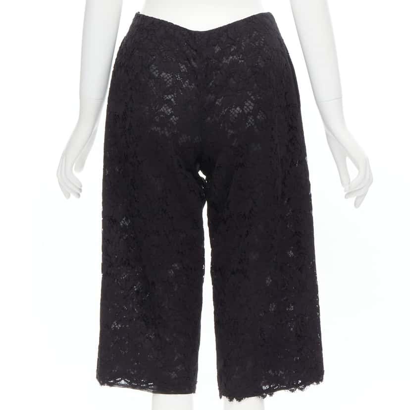 VALENTINO GARAVANI Patchwork Shorts Black Never worn - Box View