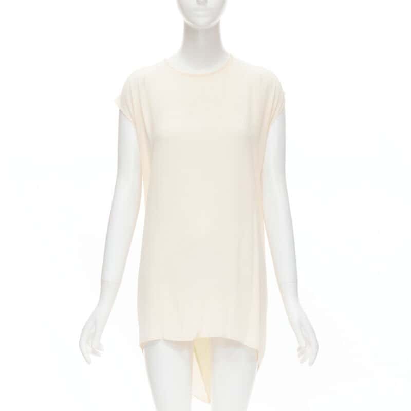 The Row Silk Modal Vest Beige Silk Never worn - Front View