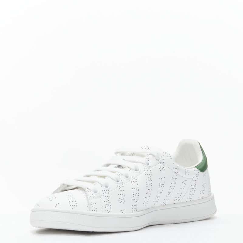 Vetements Perforated Leather Sneakers White Leather Never worn - Model View