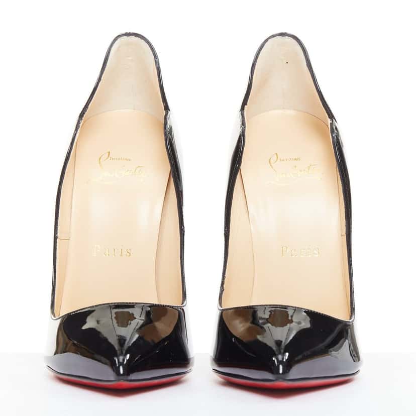 Christian Louboutin Hot Chick 130 Black Leather Very good condition - Inside View