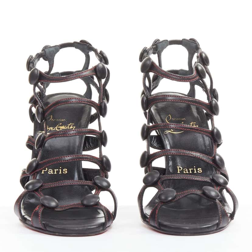 Christian Louboutin Neurone Nappa Nero Black Leather Very good condition - Inside View