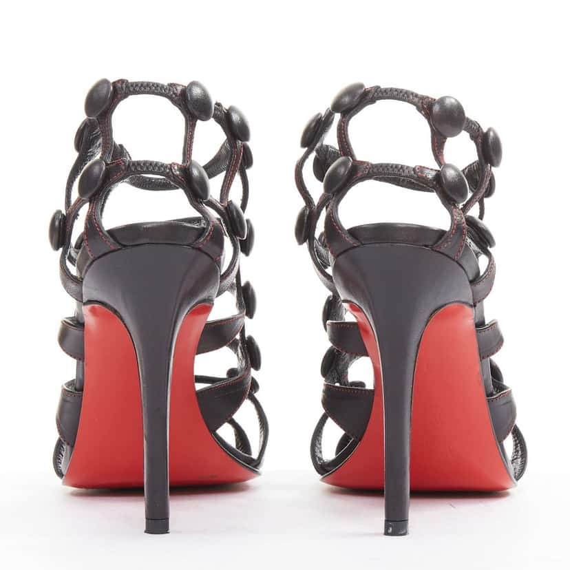 Christian Louboutin Neurone Nappa Nero Black Leather Very good condition - Box View