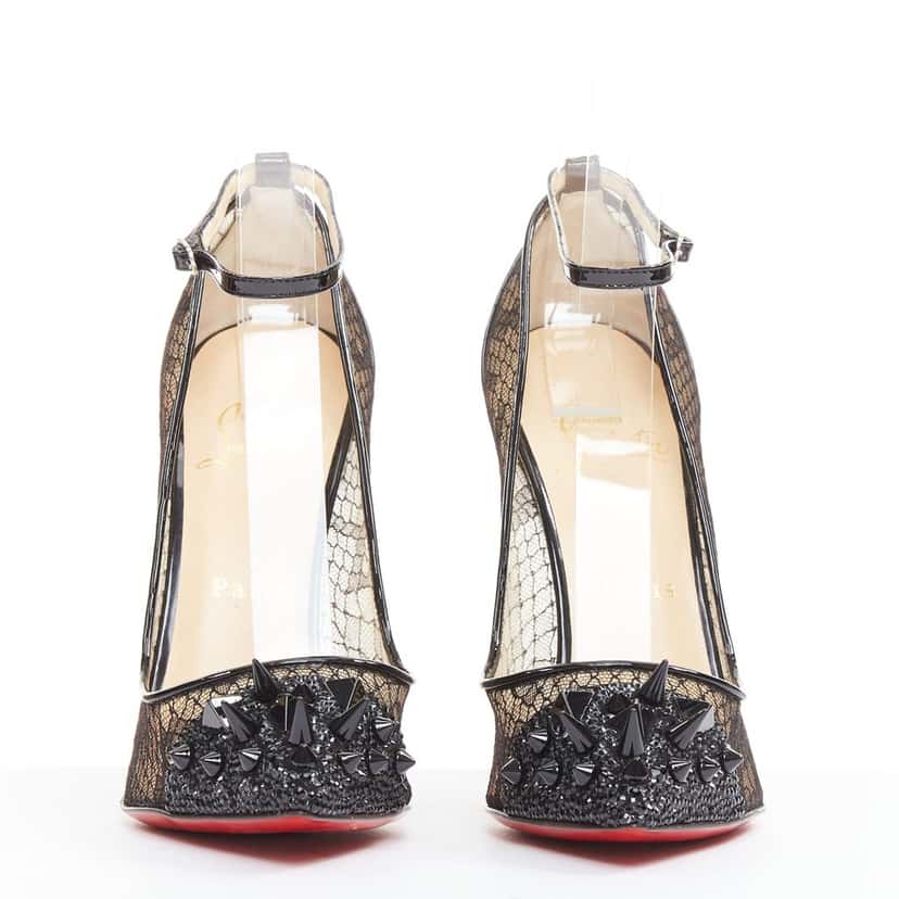 Christian Louboutin Picks & Co Potpourri 120 Black Leather Very good condition - Inside View
