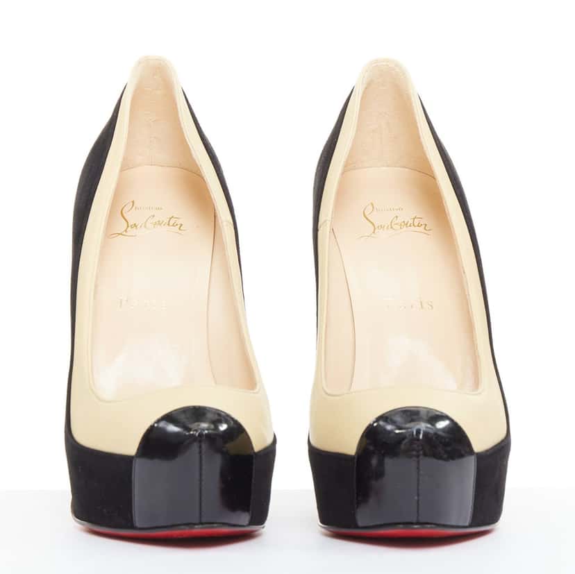 Christian Louboutin Mago 140 Beige Leather Good condition - Inside View