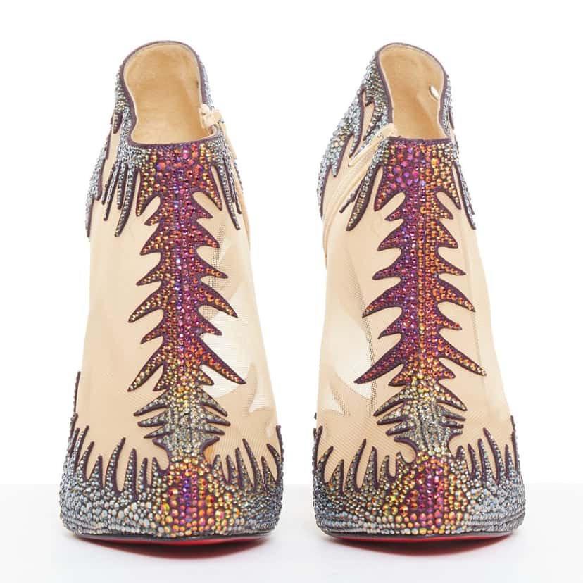 Christian Louboutin Marale Boot 140 MultiColor Leather Very good condition - Inside View