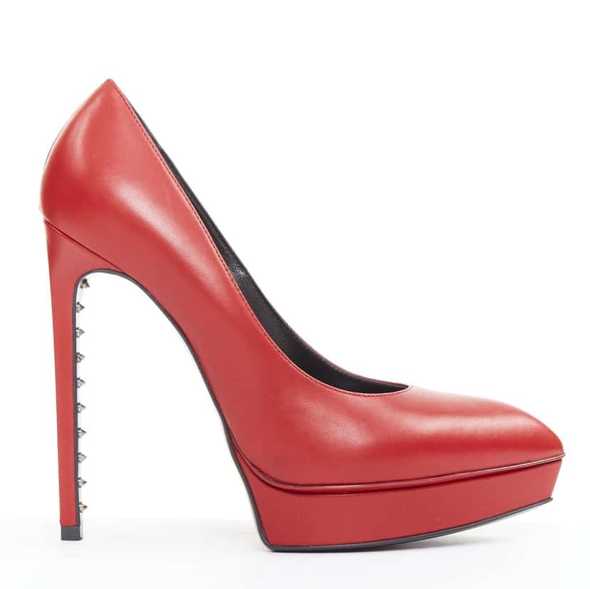 Saint Laurent Janus Rouge Oriente Red Leather Very good condition - Front View