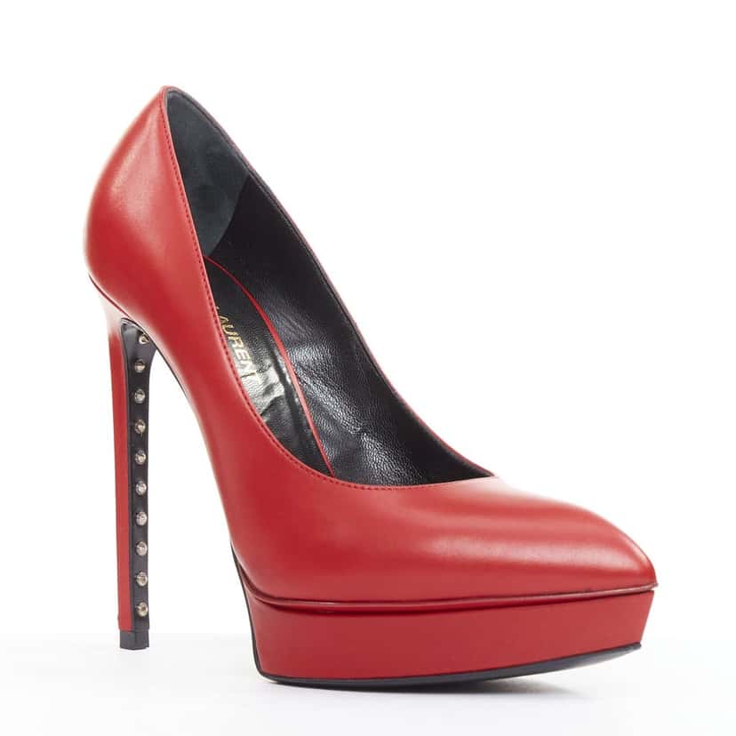 Saint Laurent Janus Rouge Oriente Red Leather Very good condition - Back View