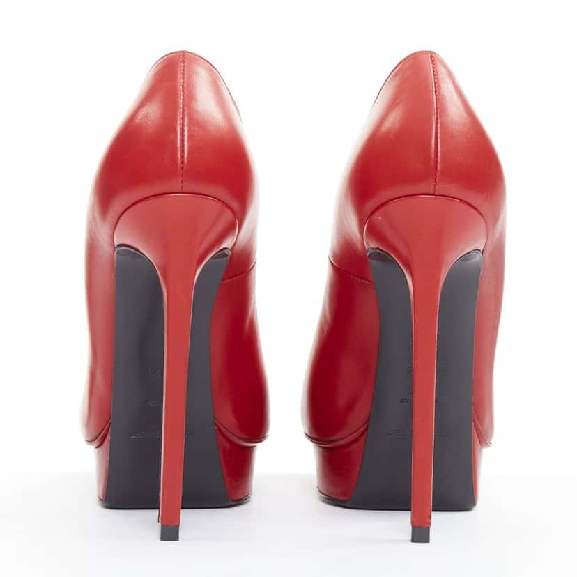 Saint Laurent Janus Rouge Oriente Red Leather Very good condition - Box View