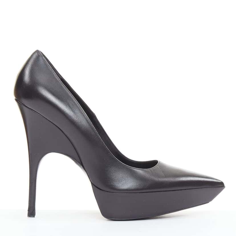 Balenciaga Chevreau Brilliant Black Leather Very good condition - Front View