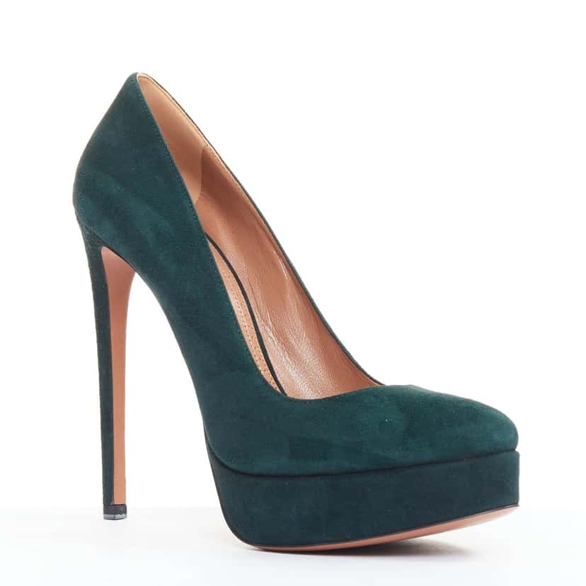Alaia Product Green Suede Very good condition - Back View