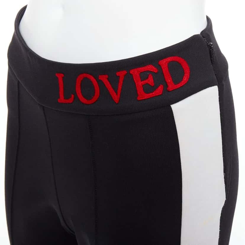 Gucci Embroidered Track Pants Black Fair condition - Back View