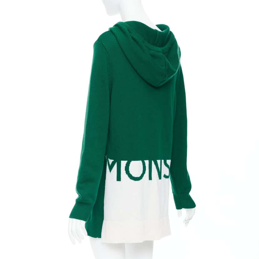 Monse Logo Polo Skirt Green Wool Very good condition - Box View