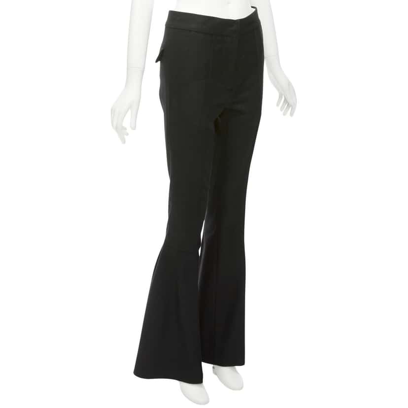 Marni Flared Dress Pants Black Wool Very good condition - Front View