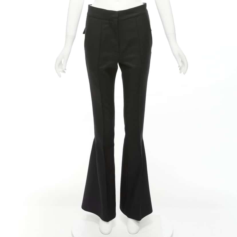 Marni Flared Dress Pants Black Wool Very good condition - Inside View