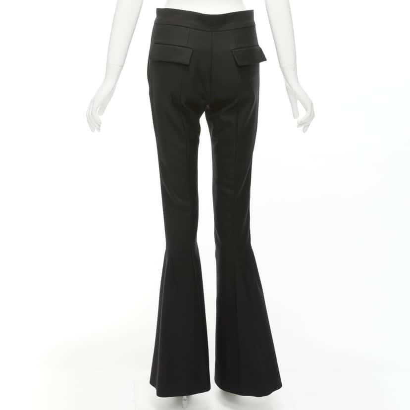 Marni Flared Dress Pants Black Wool Very good condition - Box View