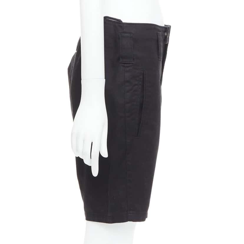 Saint Laurent Floral Capri Shorts Black Cotton Good condition - Model View