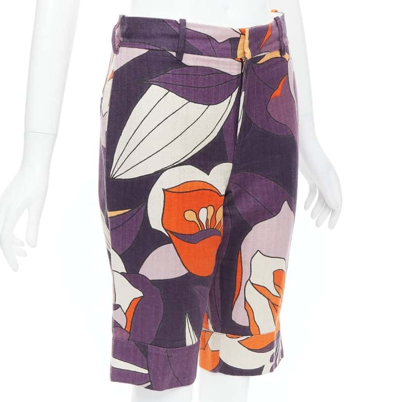 Marni Leather Riding Shorts MultiColor Very good condition - Inside View