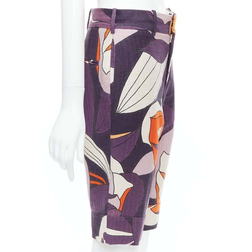 Marni Leather Riding Shorts MultiColor Very good condition - Model View