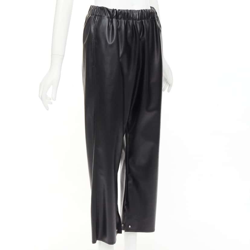 MAISON MARTIN MARGIELA Grommet Cropped Pants Black Polyester Very good condition - Inside View