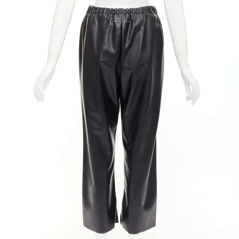 MAISON MARTIN MARGIELA Grommet Cropped Pants Black Polyester Very good condition - Box View