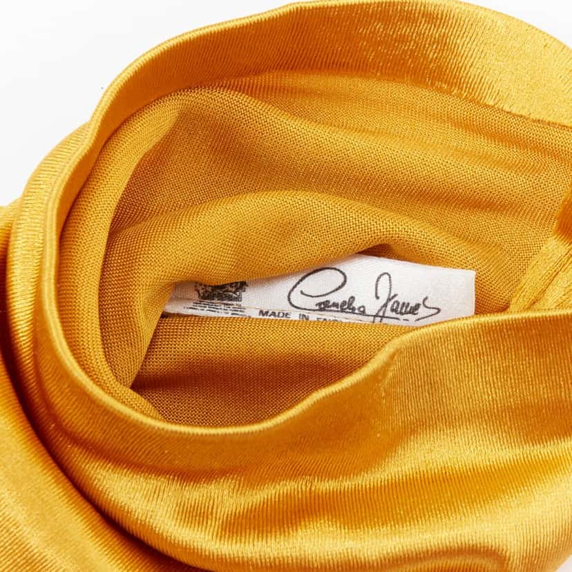 NON SIGNE / UNSIGNED Tan Stud Gloves Gold Very good condition - Box View