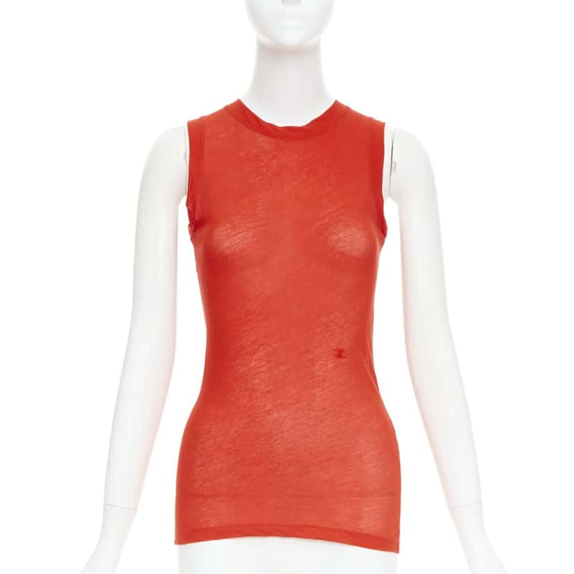 Celine Product Red Silk Very good condition - Front View