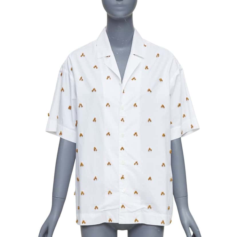 Jacquemus La Chemise Bl√© White Cotton Very good condition - Front View