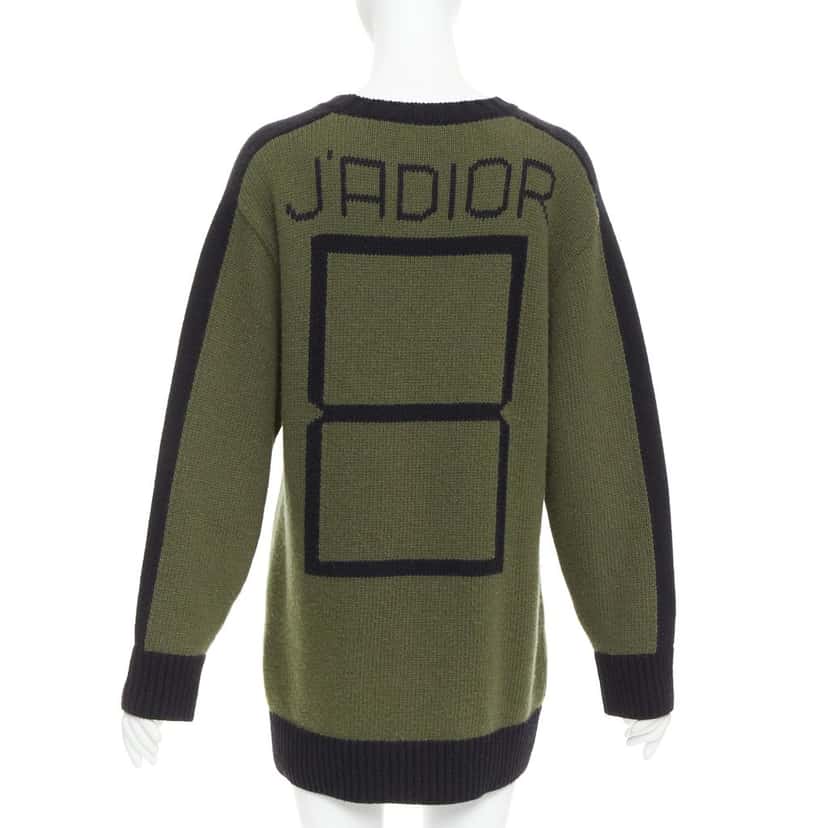 Christian Dior Product Green Wool Very good condition - Front View