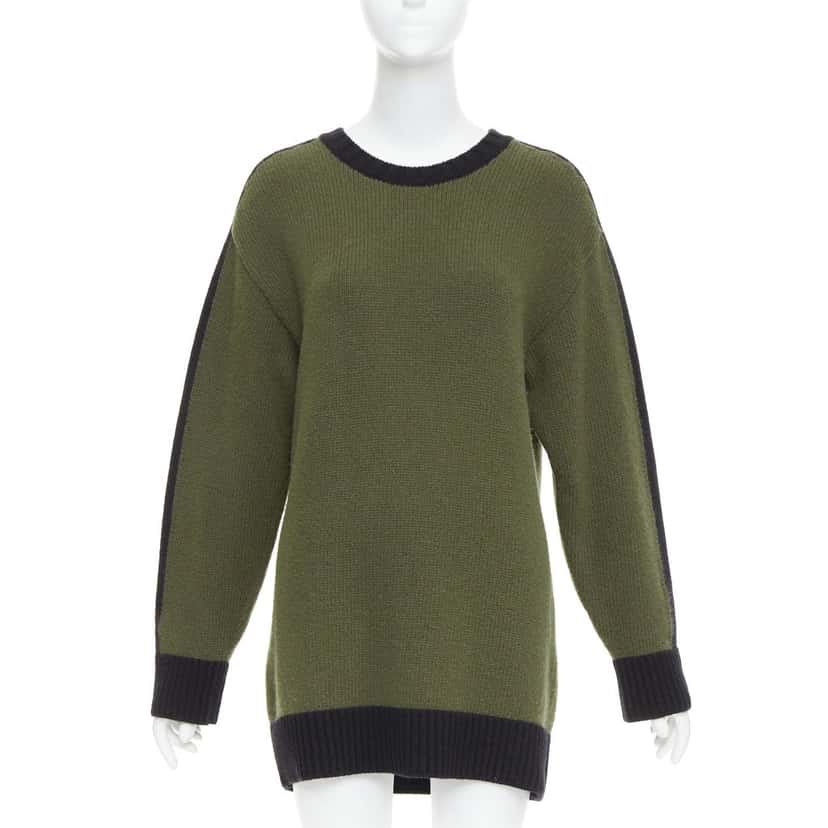 Christian Dior Product Green Wool Very good condition - Back View
