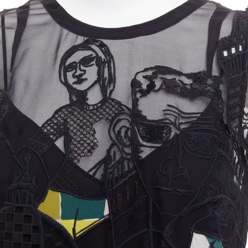 Emilio Pucci Product Black Silk Very good condition - Back View