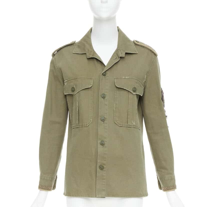 Saint Laurent Product Khaki Cotton Very good condition - Front View