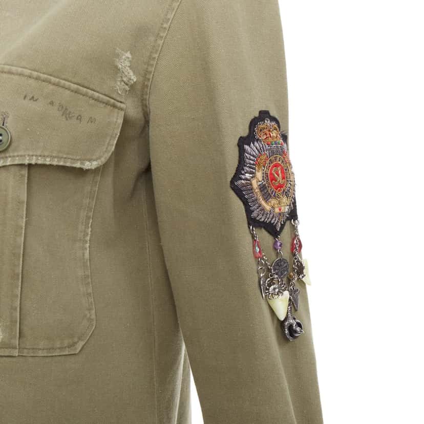 Saint Laurent Product Khaki Cotton Very good condition - Back View