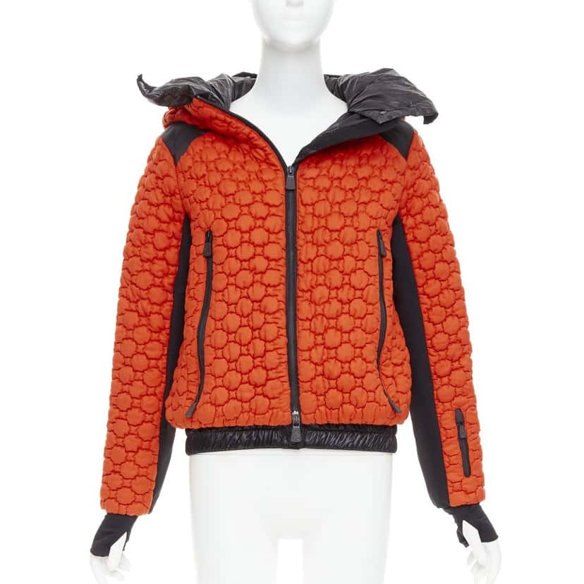 Moncler Soubeyran Orange Wool Very good condition - Front View