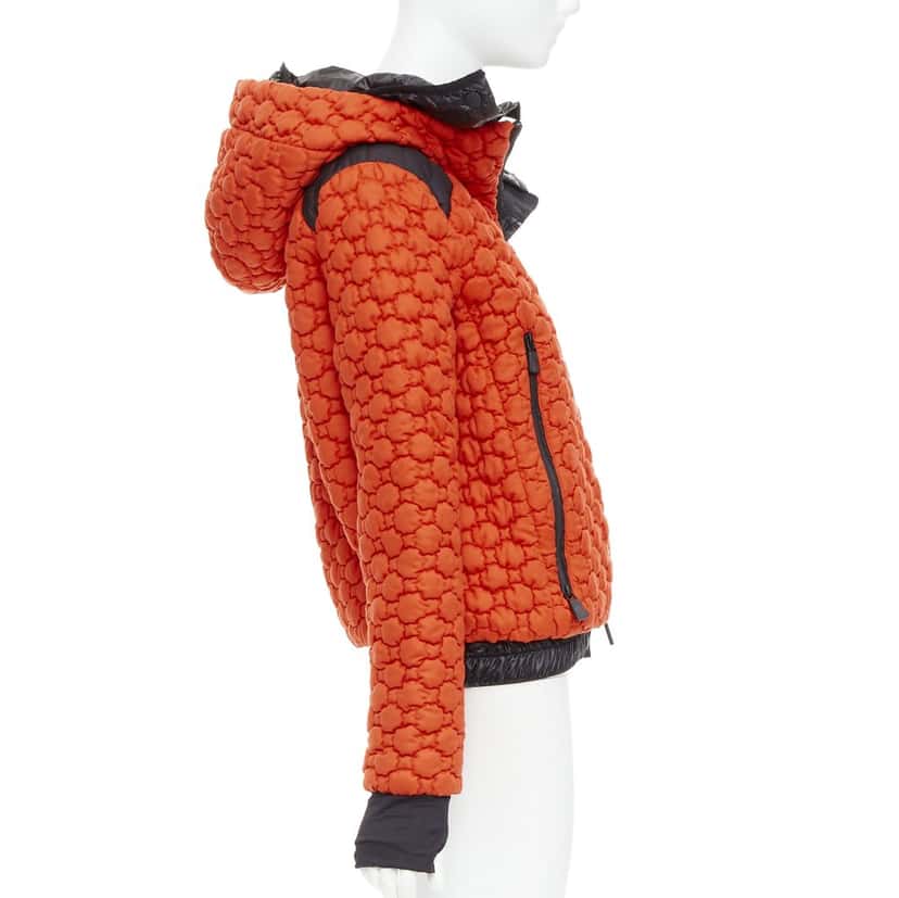 Moncler Soubeyran Orange Wool Very good condition - Model View