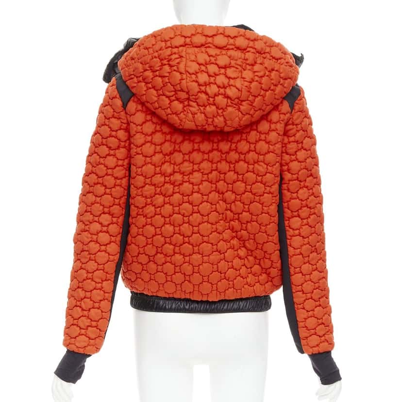 Moncler Soubeyran Orange Wool Very good condition - Box View