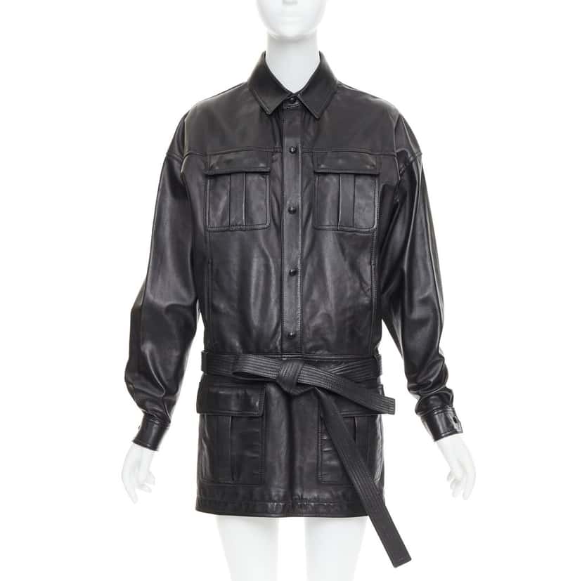 Saint Laurent Product Black Leather Very good condition - Front View