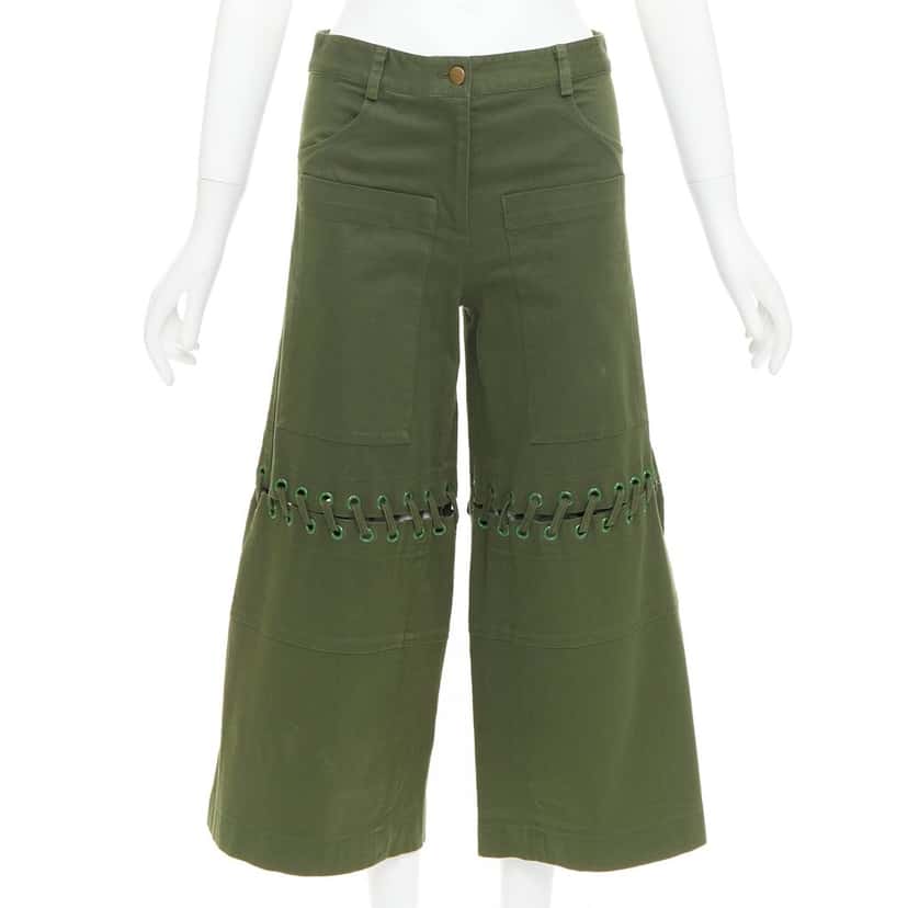 Rosie Assoulin Product Green Cotton Very good condition - Front View